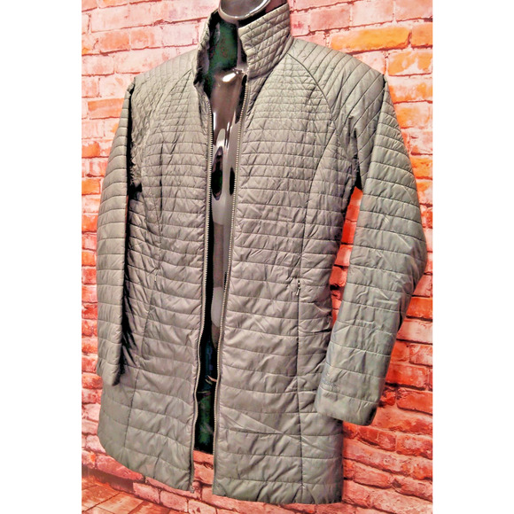 Patagonia Jacket Womens Medium Gray Vosque 3-in-1 Parka Puffer *Needs Zipper* - Picture 4 of 10